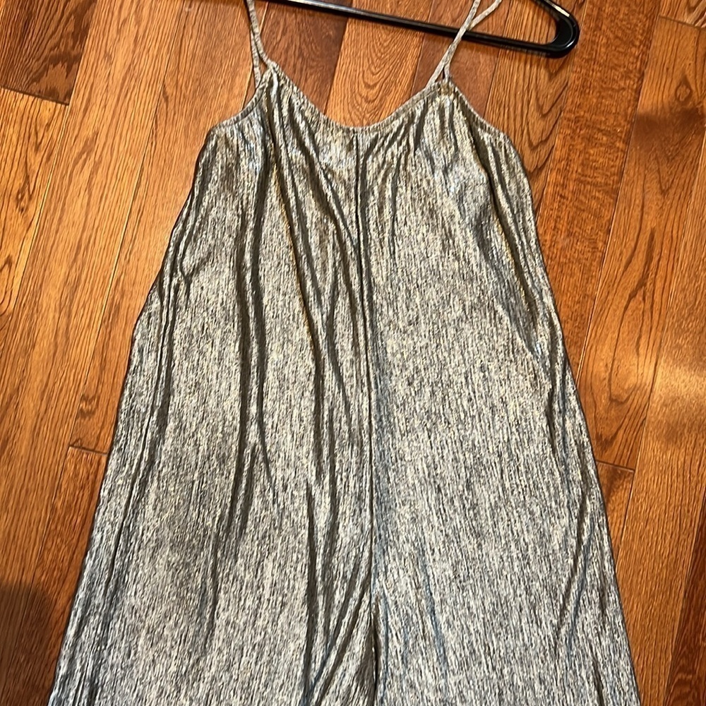 Pull & Bear shiny metallic Jumpsuit overalls Sz S - Picture 16 of 17